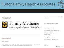 Tablet Screenshot of fultonfamilyhealth.com